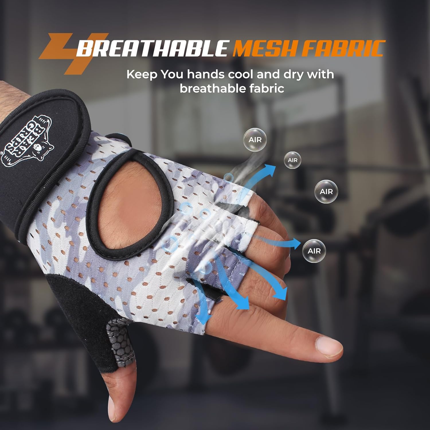 Workout Gloves for Exercise, Increased Grip, Protection