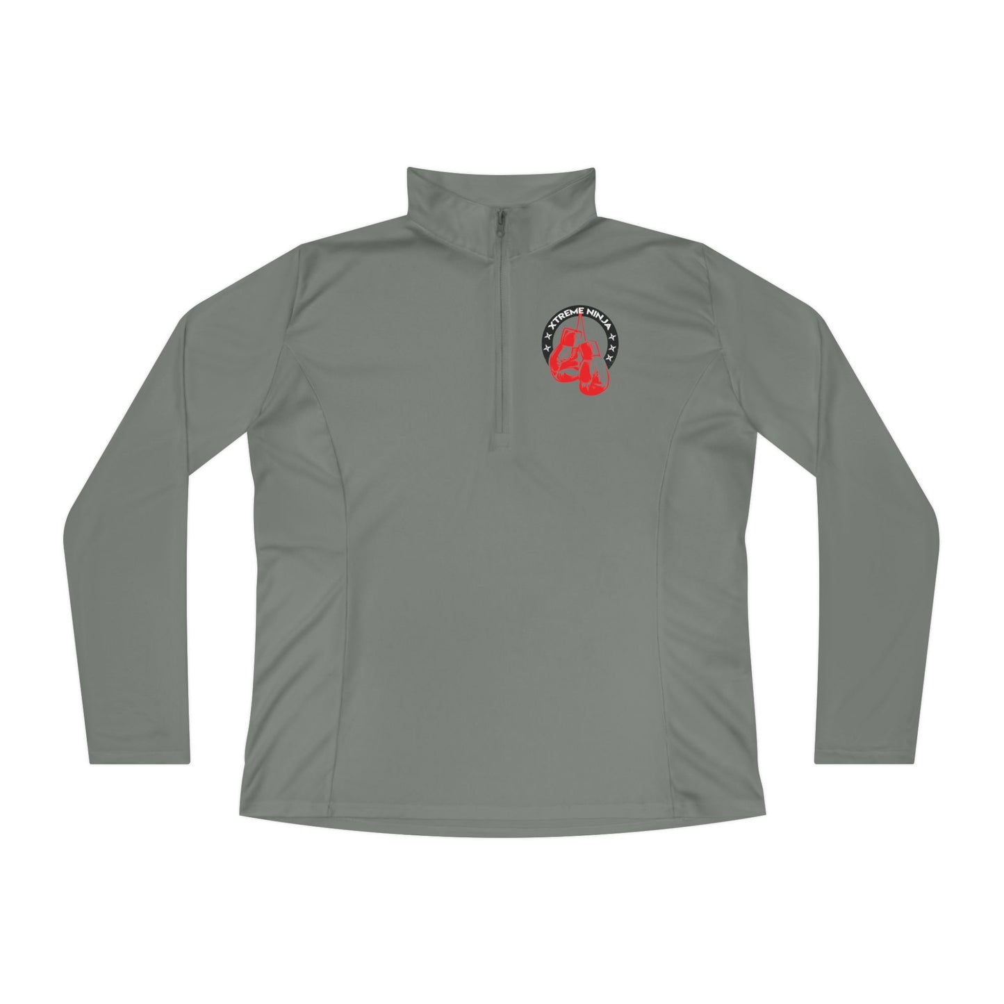 Ladies’ Quarter-Zip Pullover - Xtreme Ninja Boxing