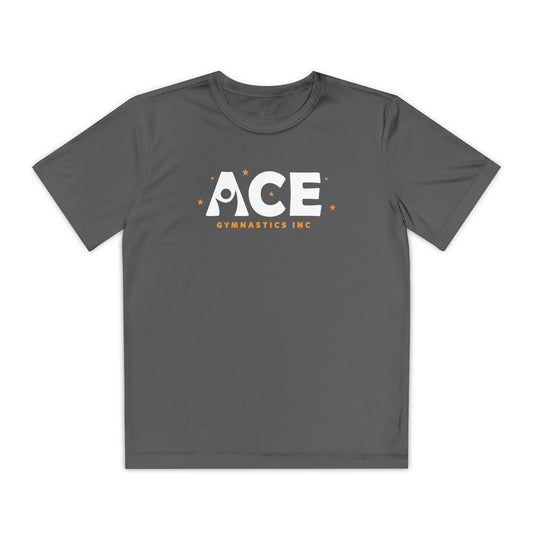 Youth Moisture-Wicking Performance Tee - Ace Gymnastics