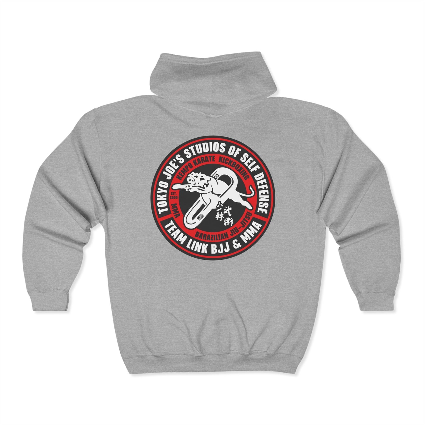 Classic Zip-Up Hoodie - F5 - Template