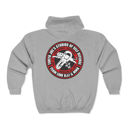 Classic Zip-Up Hoodie - F5 - Template