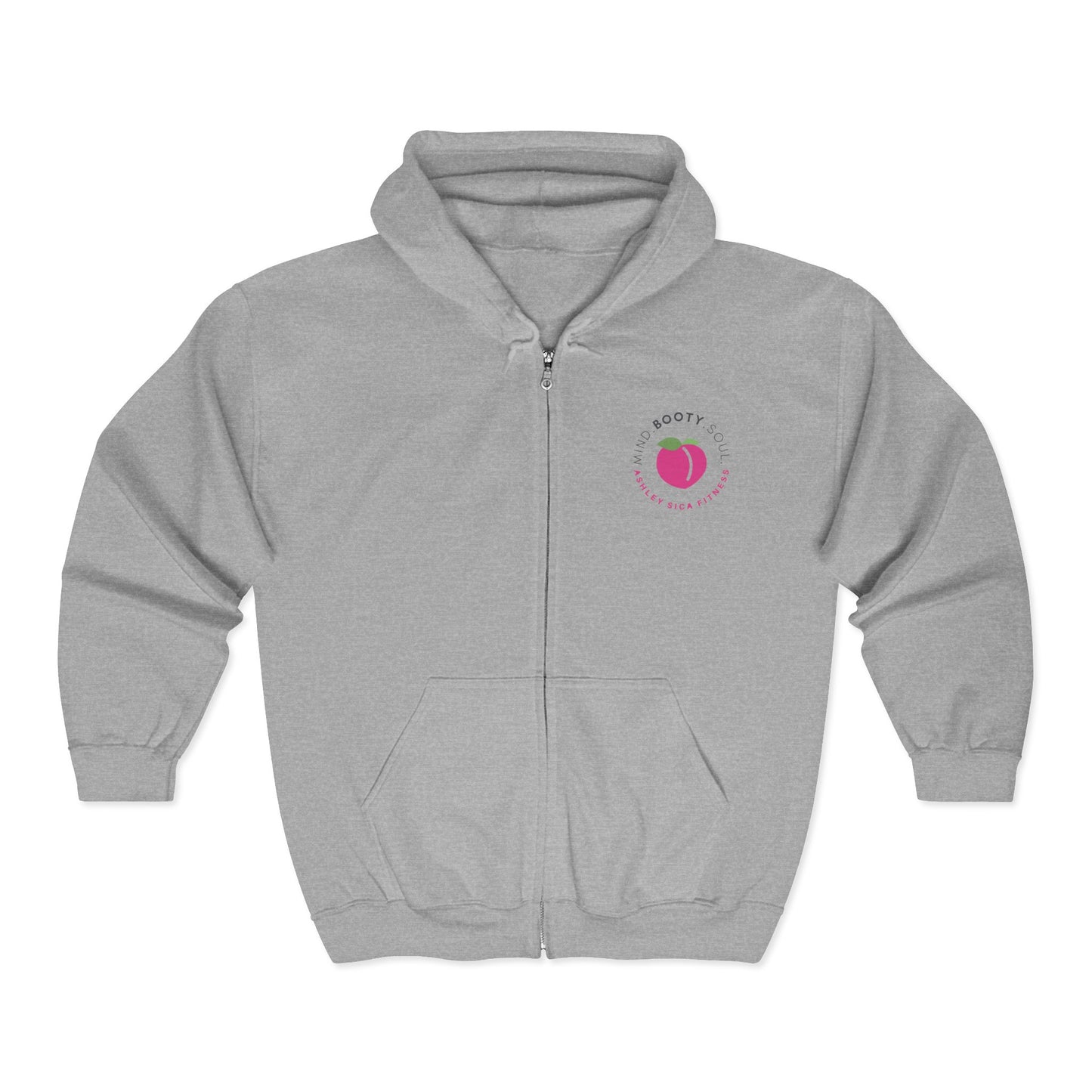 Classic Zip-Up Hoodie - MBS  - Ashley Sica Fitness