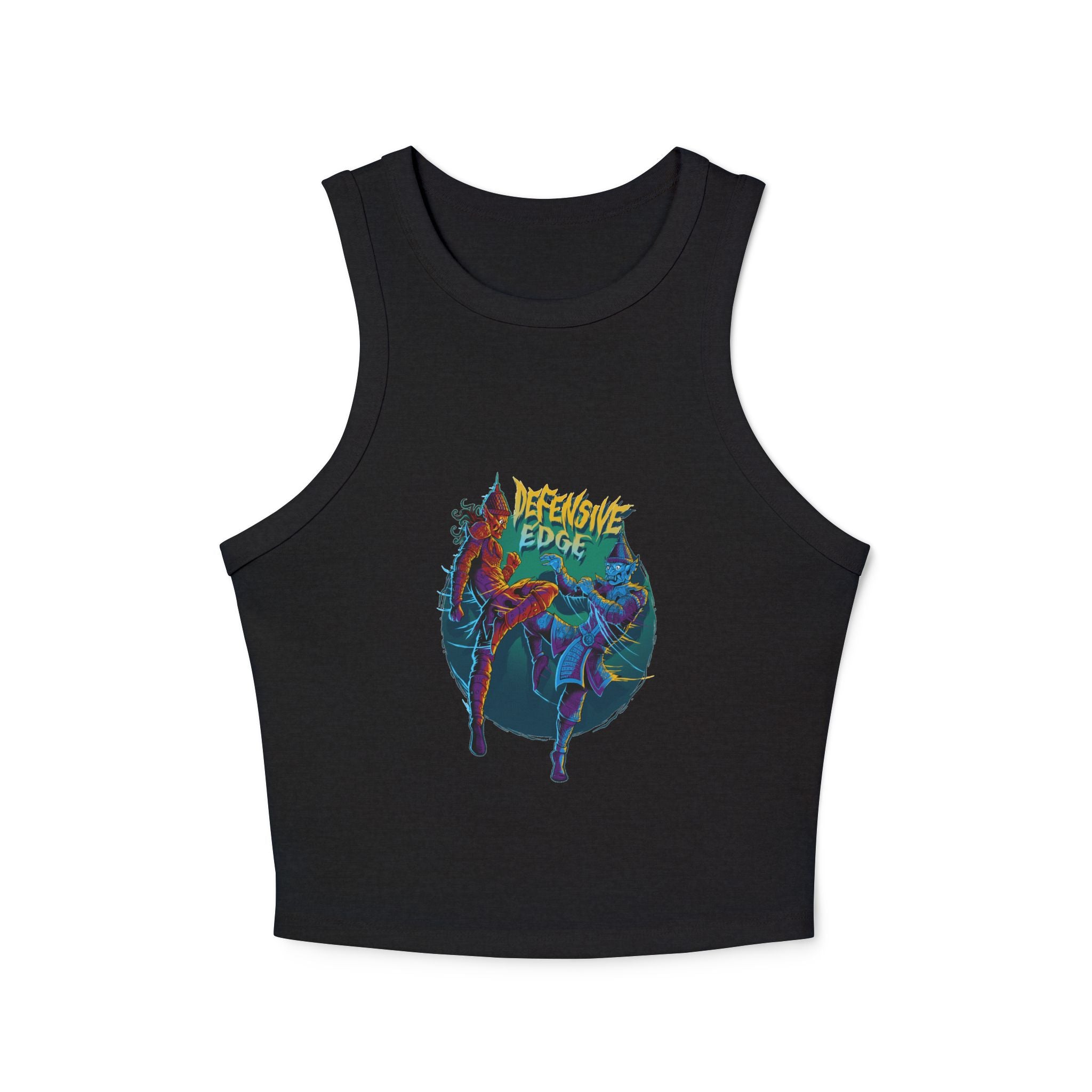 Ladies Ribbed Tank - DEM- Defensive Edge Martial Arts