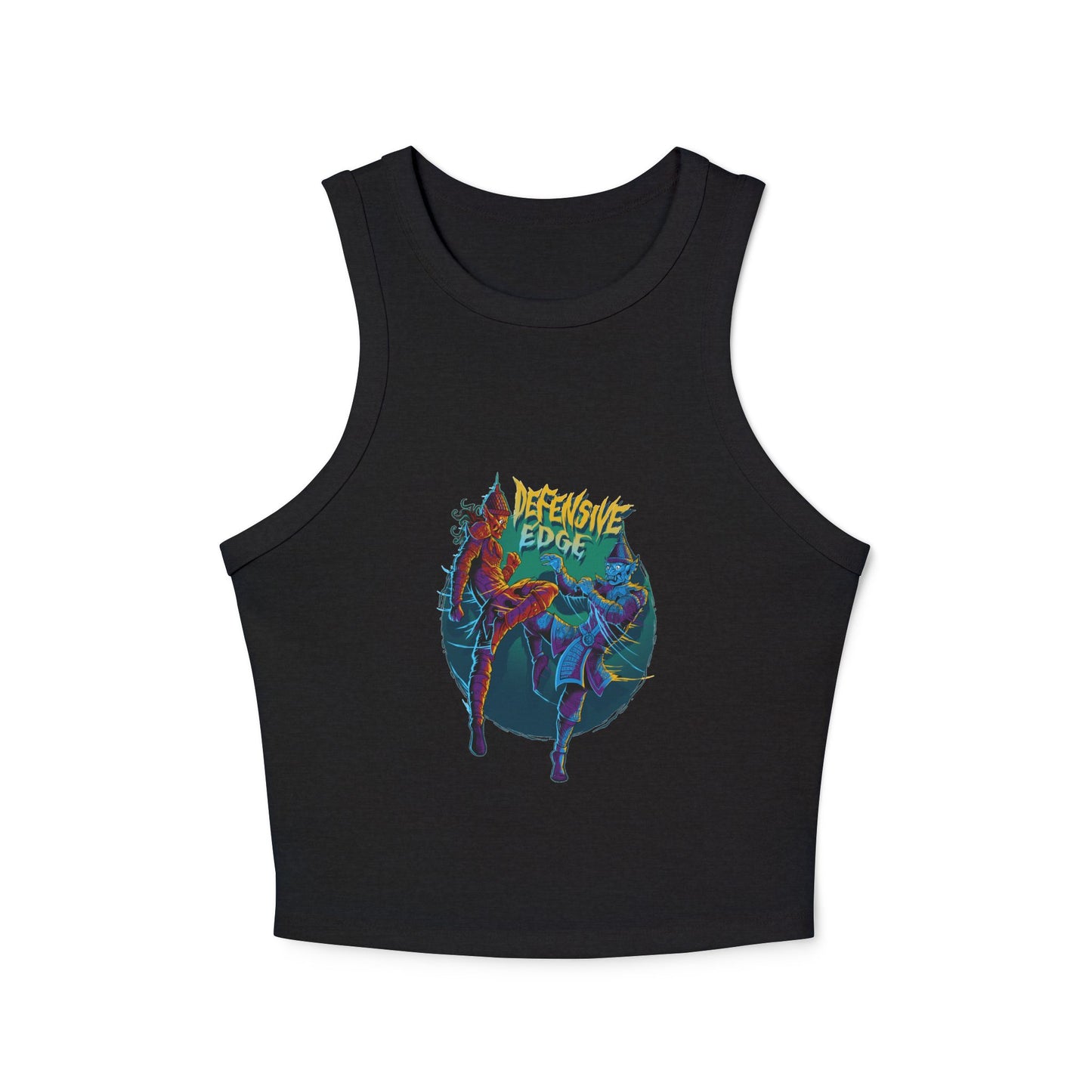 Ladies Ribbed Tank - DEM- Defensive Edge Martial Arts