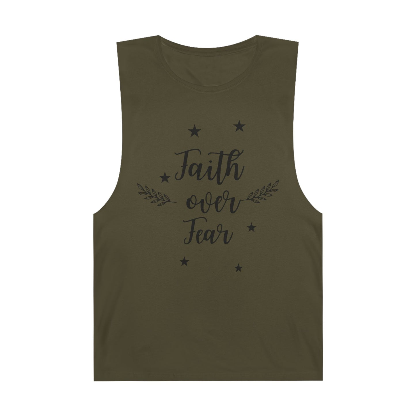 Cut-Off Tank - Faith Over Fear-Faith N Fit