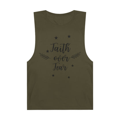 Cut-Off Tank - Faith Over Fear-Faith N Fit
