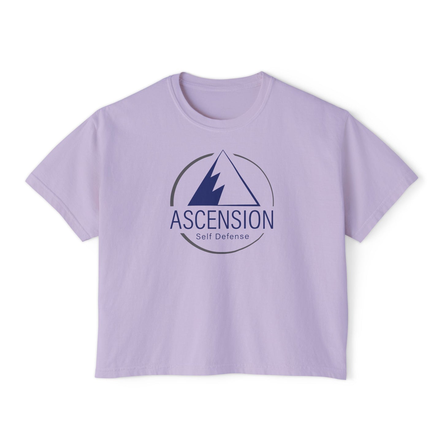 Women’s Oversized Boxy Tee - ASCENSION SELF DEFENSE - Defensive Edge Martial Arts