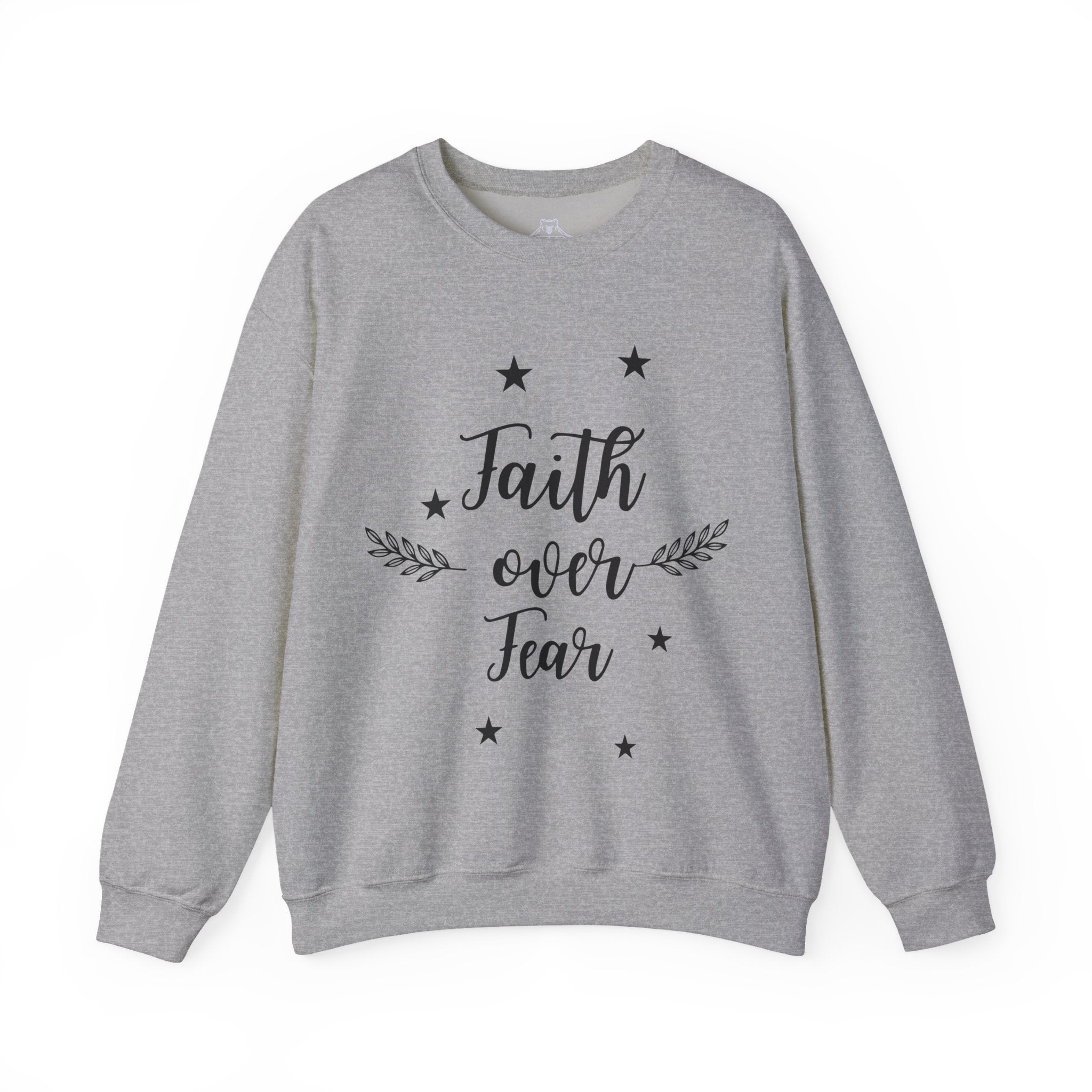 Perfect Soft Crewneck Sweatshirt -Faith Over Fear-Faith N Fit