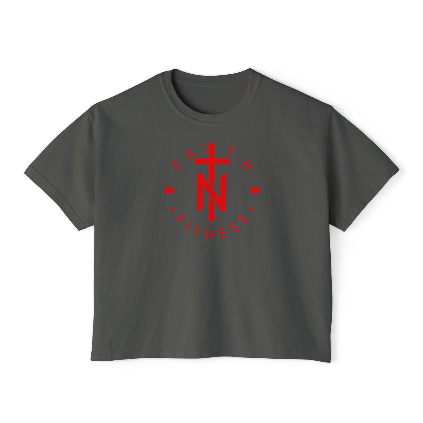 Women’s Oversized Boxy Tee - Faith N Fit