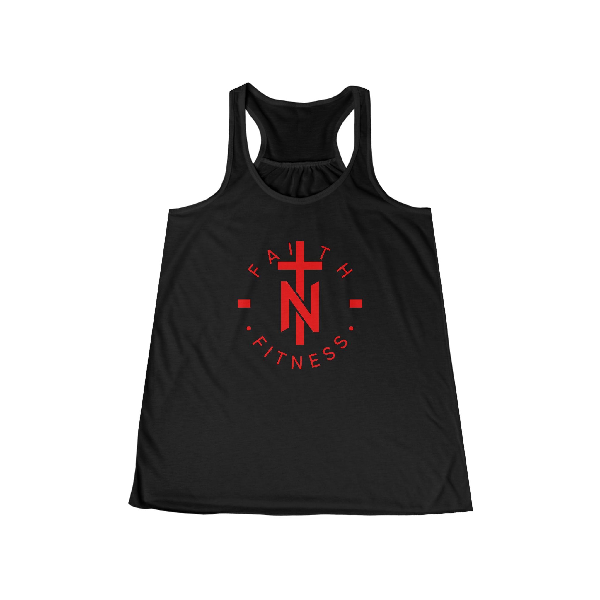 Ladies Flowy Racerback Tank - Faith N Fit