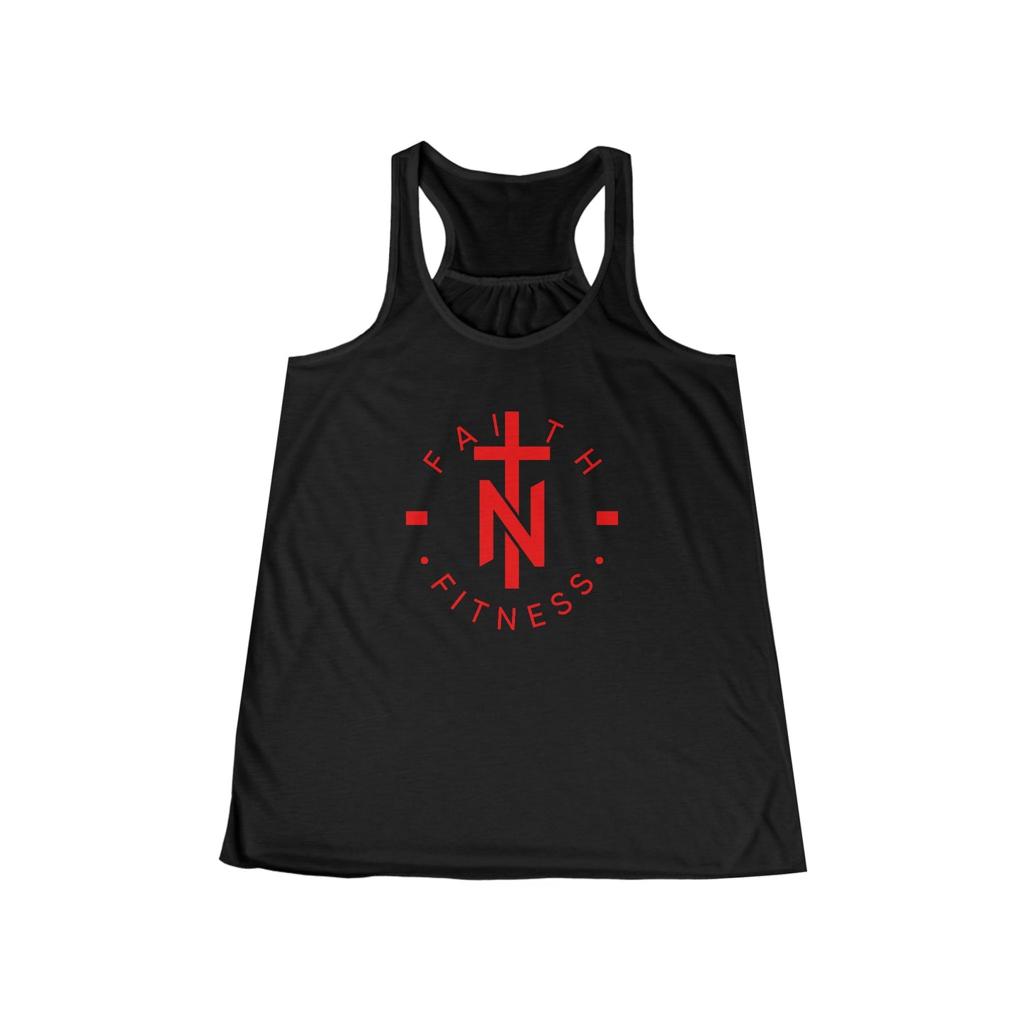 Ladies Flowy Racerback Tank - Faith N Fit