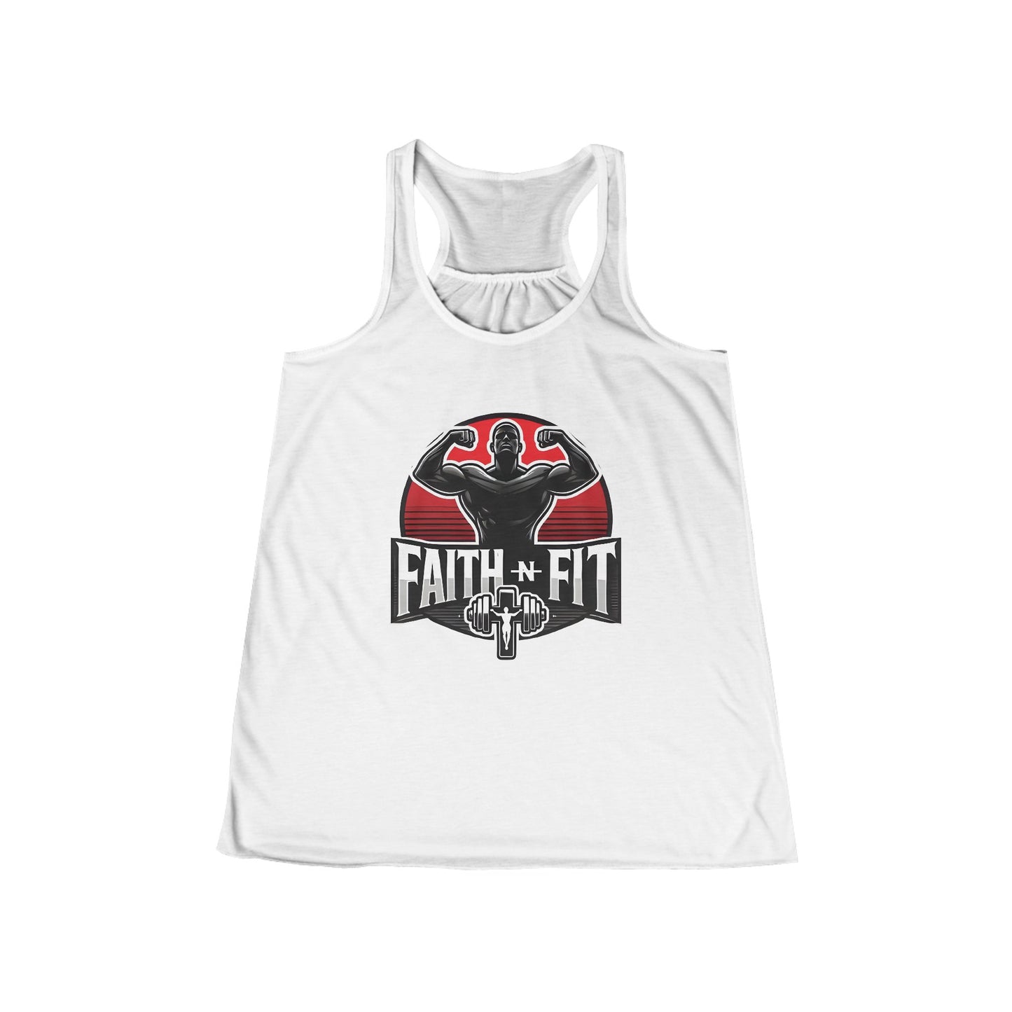 Ladies Flowy Racerback Tank - 3rd-Faith N Fit