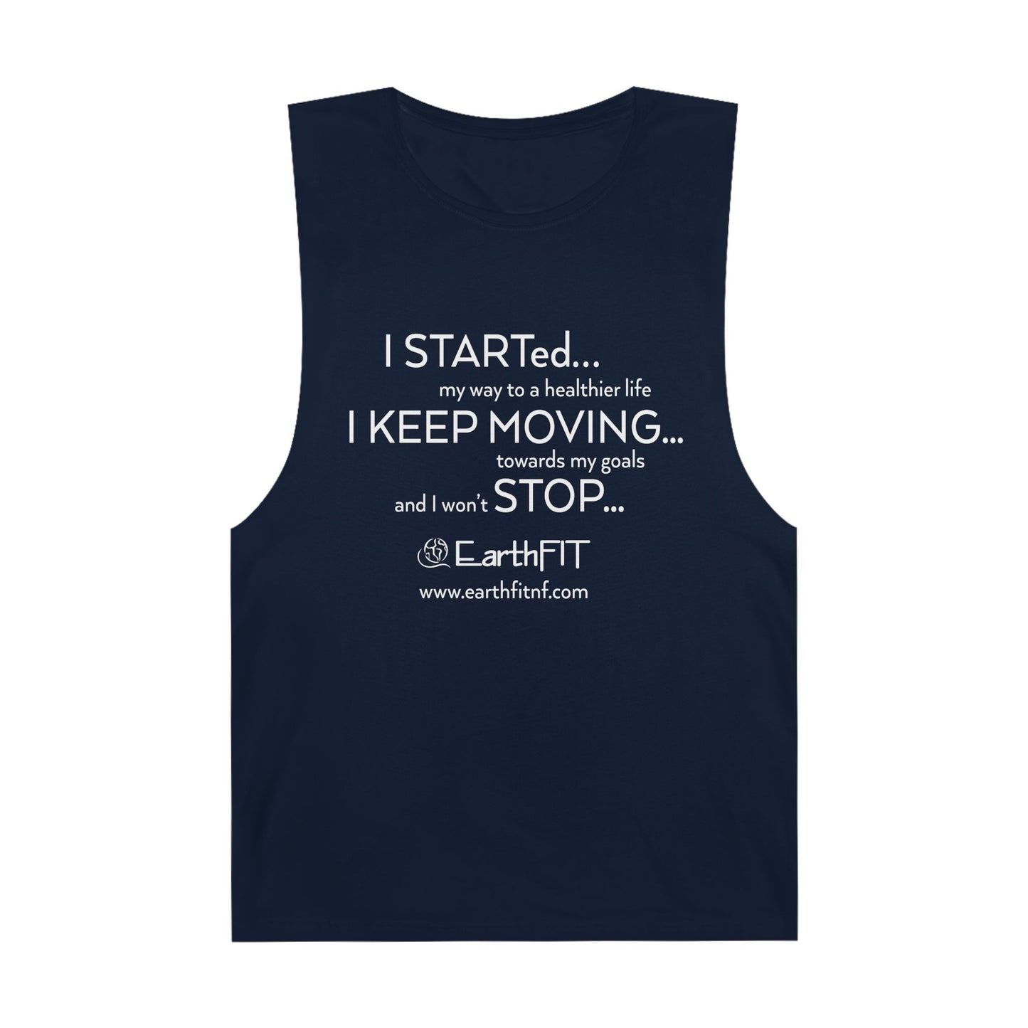 Cut-Off Tank -  Keep Moving- EarthFit