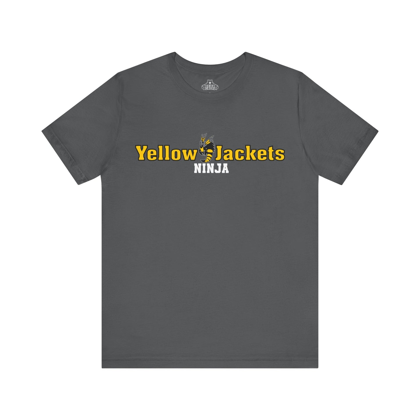 Airlume Cotton Athletic Tee - Yellow Jackets Ninja