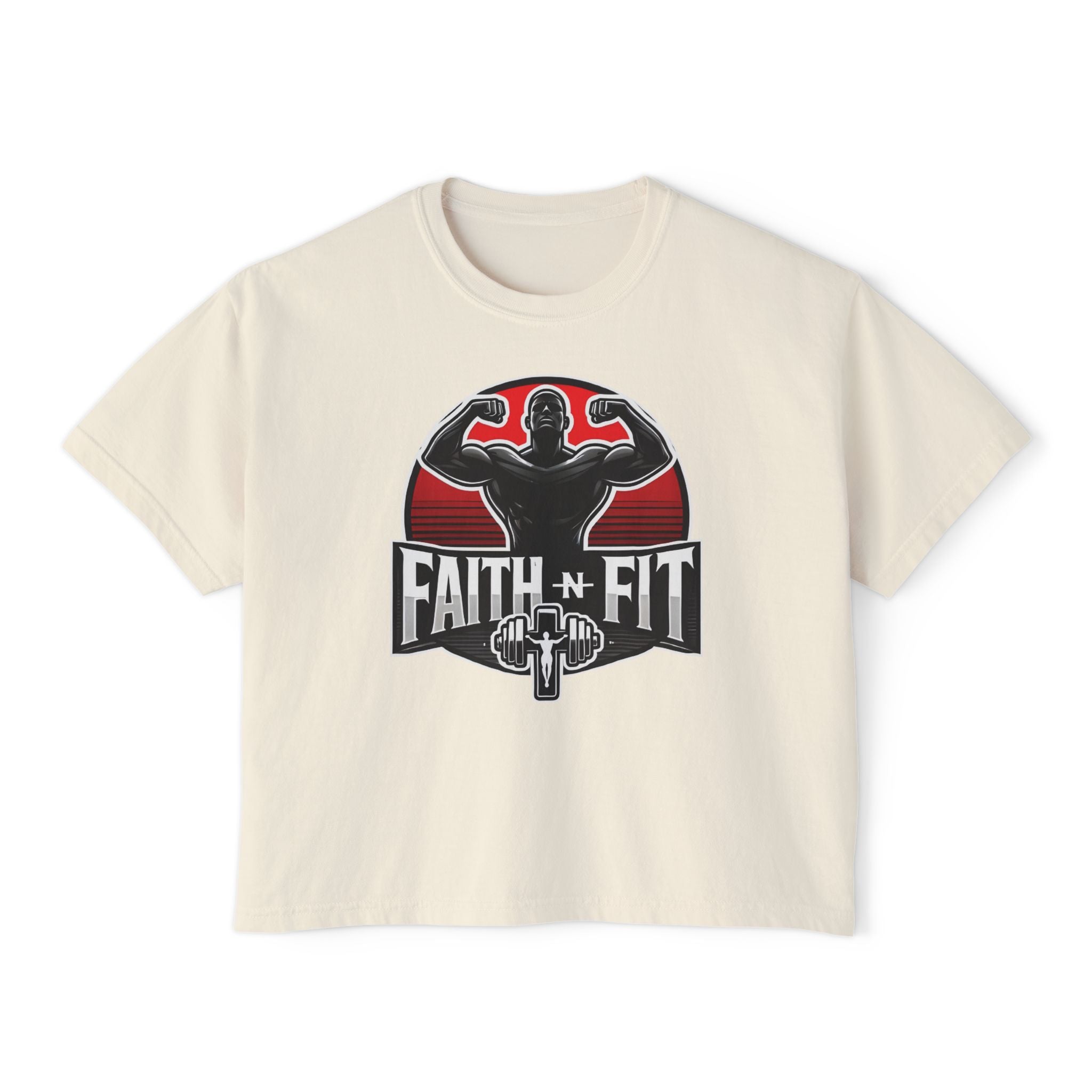 Women’s Oversized Boxy Tee - 3rd-Faith N Fit
