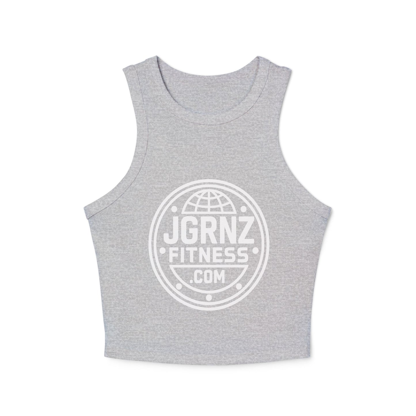 Ladies Ribbed Tank - Plate - JGRNZ FITNESS