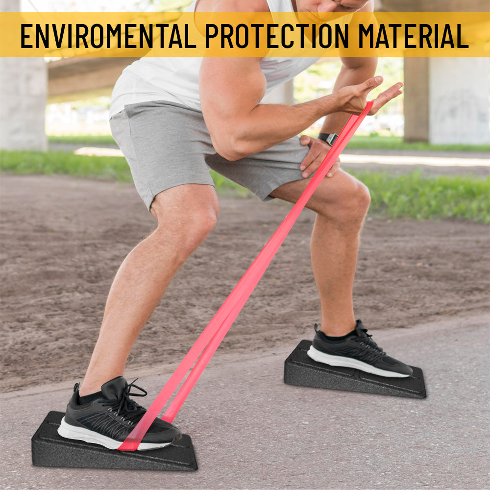 Squat Wedge - Two Styles - Calf Stretching - Mobility - Squats - Leg Strengthener