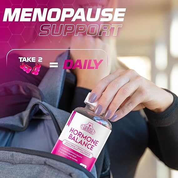 Hormone Balance for Women and PMS Relief Gummies - Natural Support for Cramps, Mood Swings, Bloating - Formulated with Lemon Balm, Angelica’s Root, Dong Quai and Chasteberry