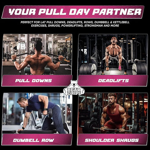 Workout Grips With Wrist Straps