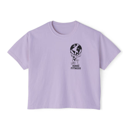 Women’s Oversized Boxy Tee -FB - JGRNZ Fitness 