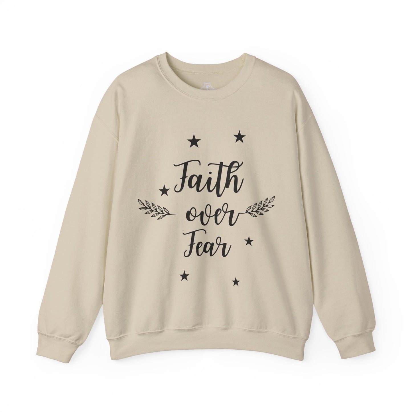Perfect Soft Crewneck Sweatshirt -Faith Over Fear-Faith N Fit