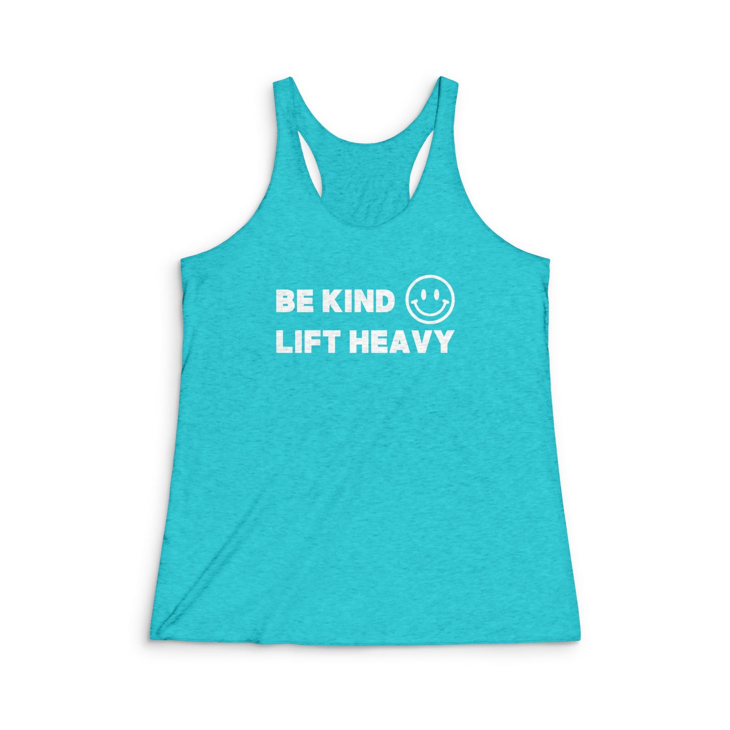Next Level – Women’s 50/25/25 Triblend Racerback Tank - Be Kind - K Fit Body