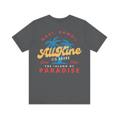 Airlume Cotton Athletic Tee - Paradise - All Kine