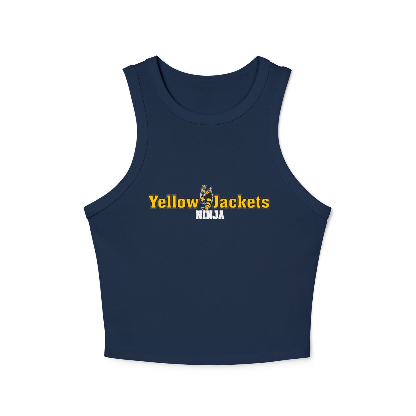 Ladies Ribbed Tank -  Yellow Jackets Ninja