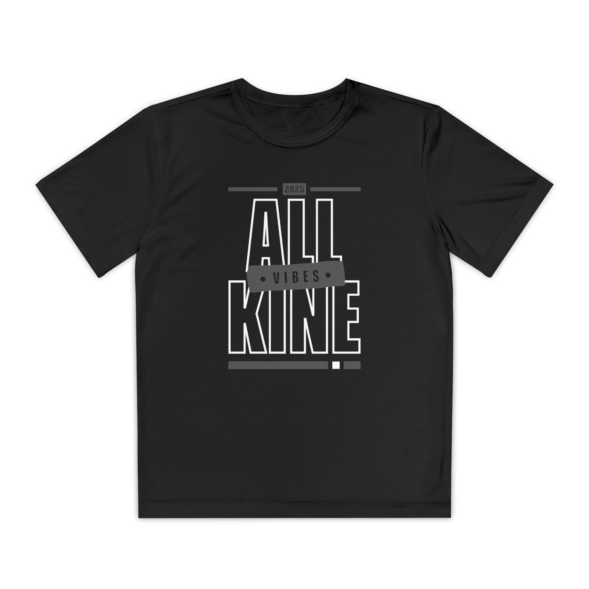 Youth Moisture-Wicking Performance Tee - Vibes - All Kine