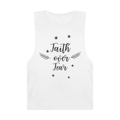 Cut-Off Tank - Faith Over Fear-Faith N Fit