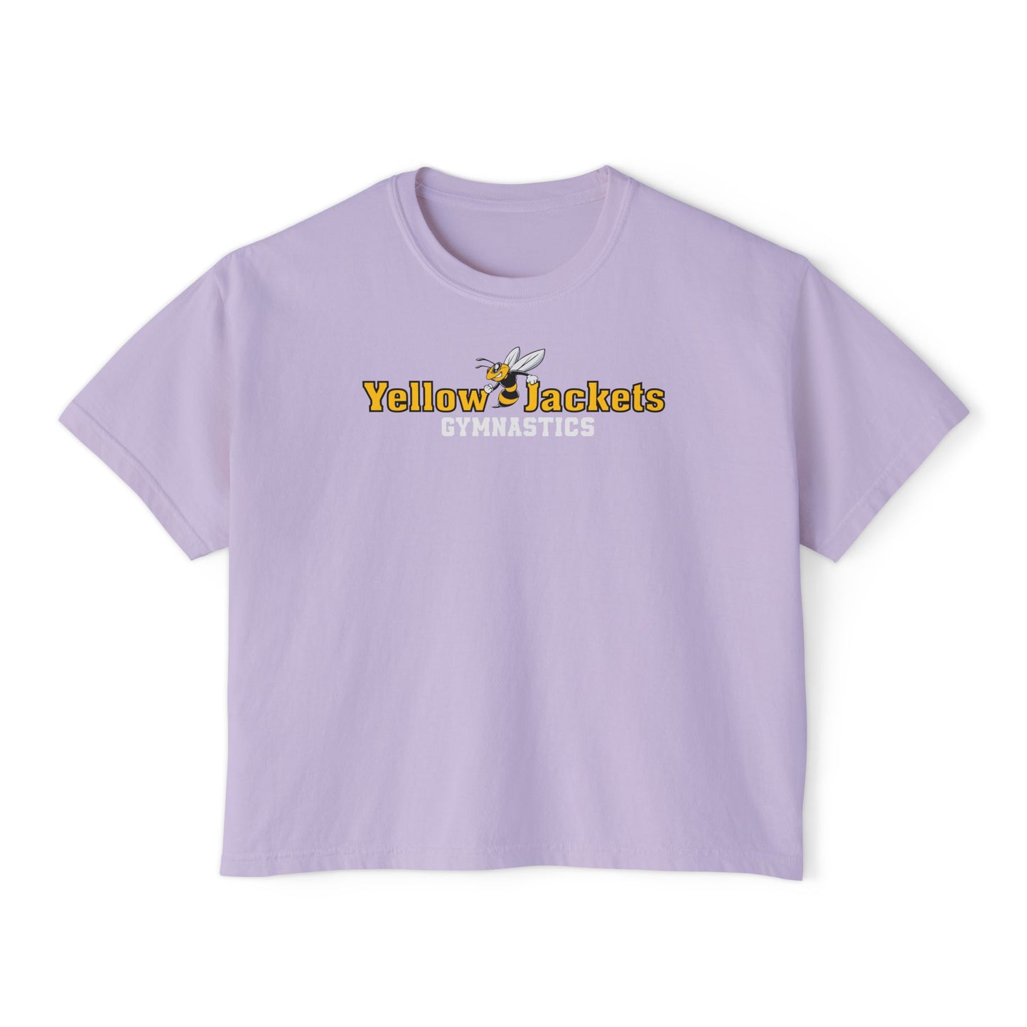 Women’s Oversized Boxy Tee - Yellow Jackets Gymnastics