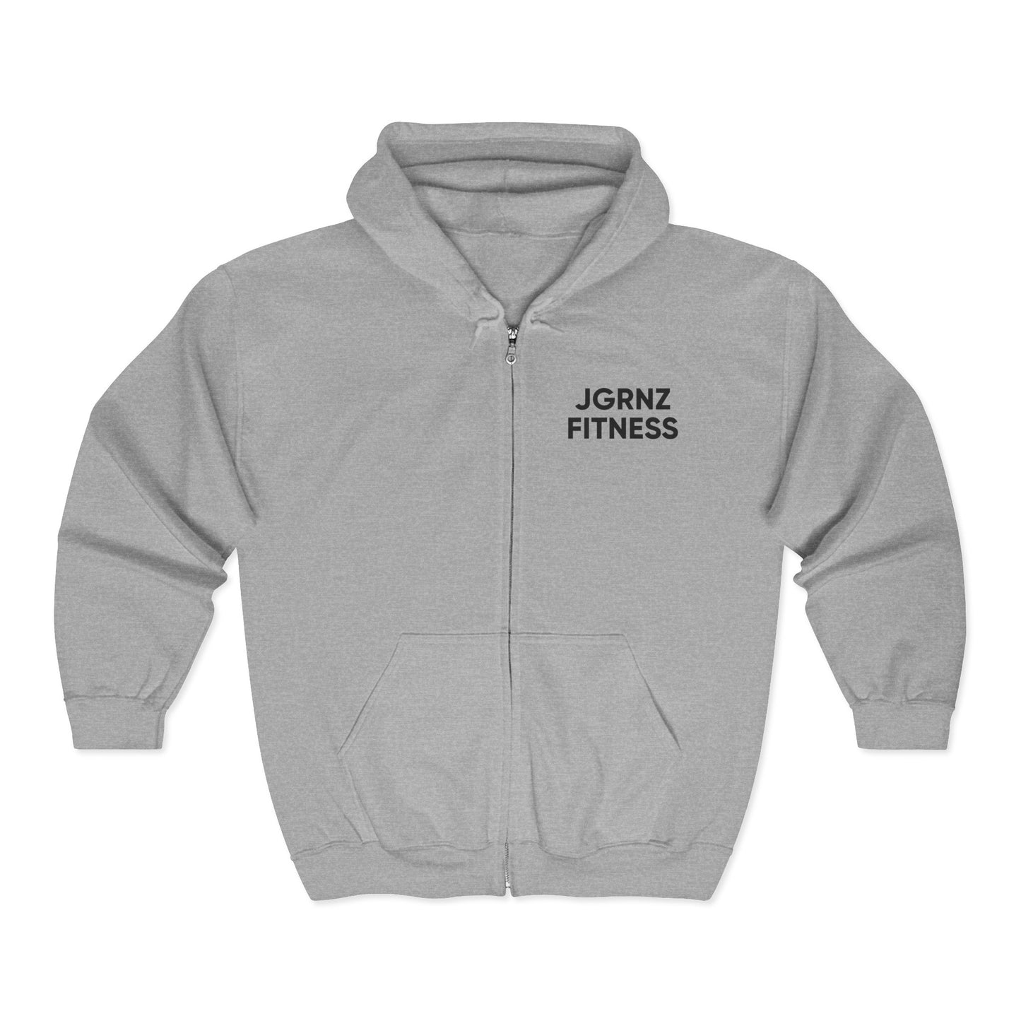 Classic Zip-Up Hoodie - Steel Atlas - JGRNZ Fitness