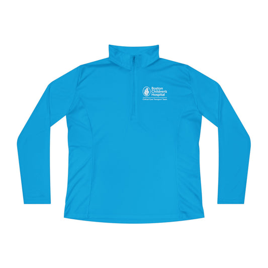 Ladies’ Quarter-Zip Pullover - BCH - Critical Care Transport Team