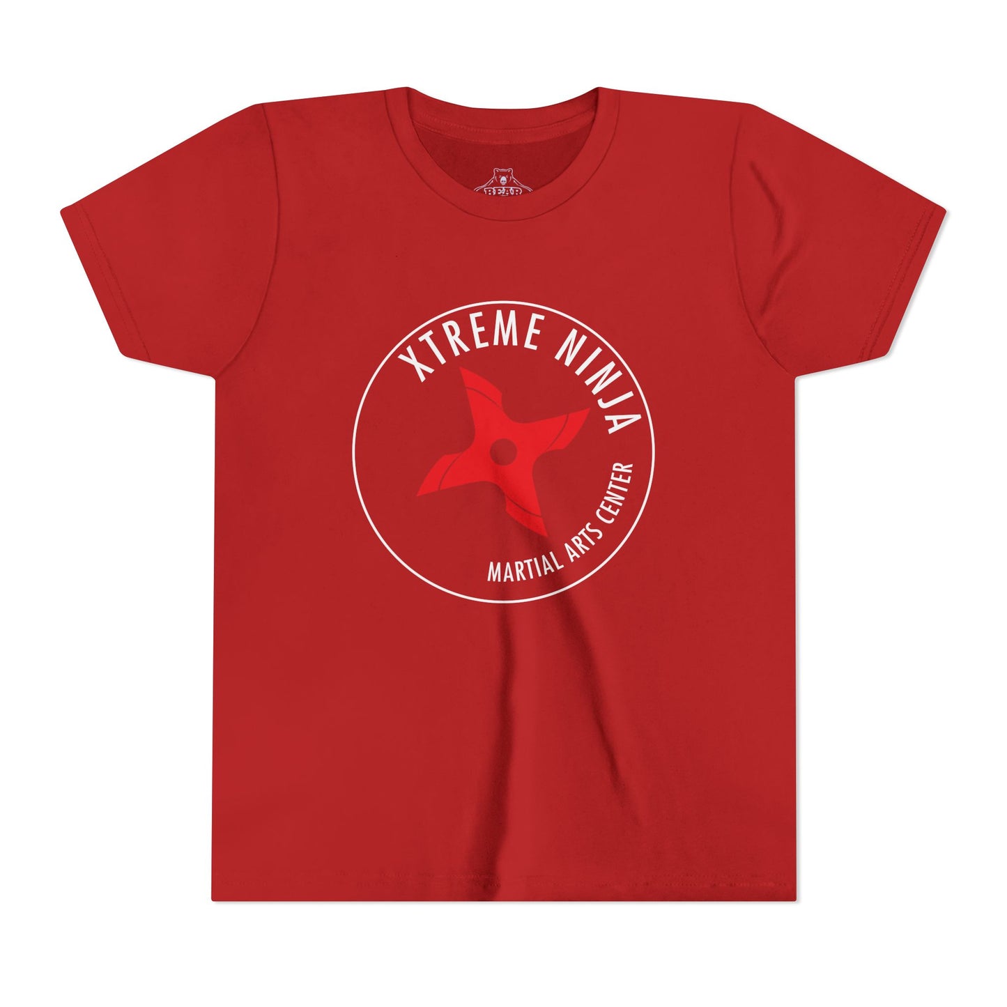 Youth Airlume Cotton Athletic  Tee - Xtreme Ninja Martial Arts