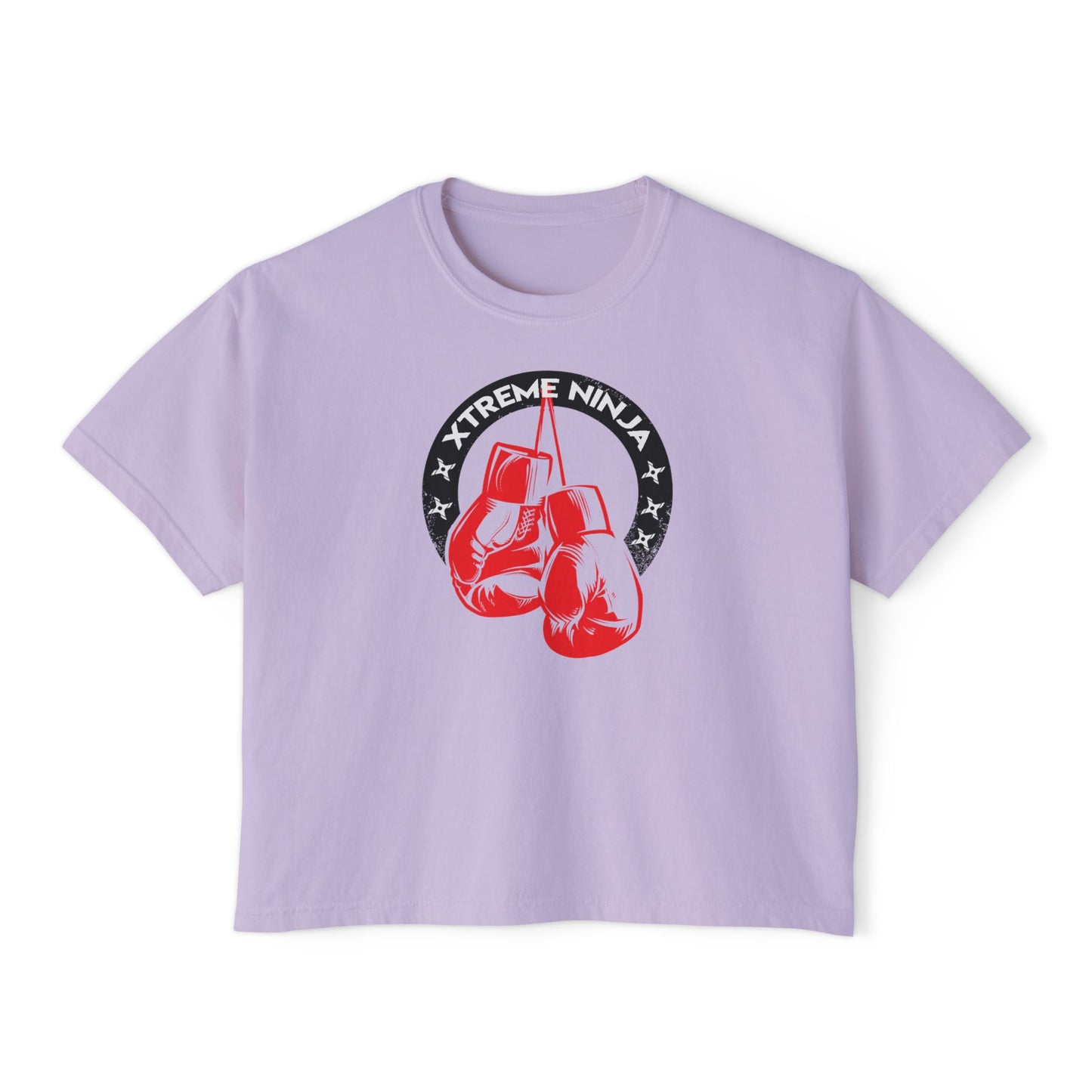 Women’s Oversized Boxy Tee - Xtreme Ninja Boxing
