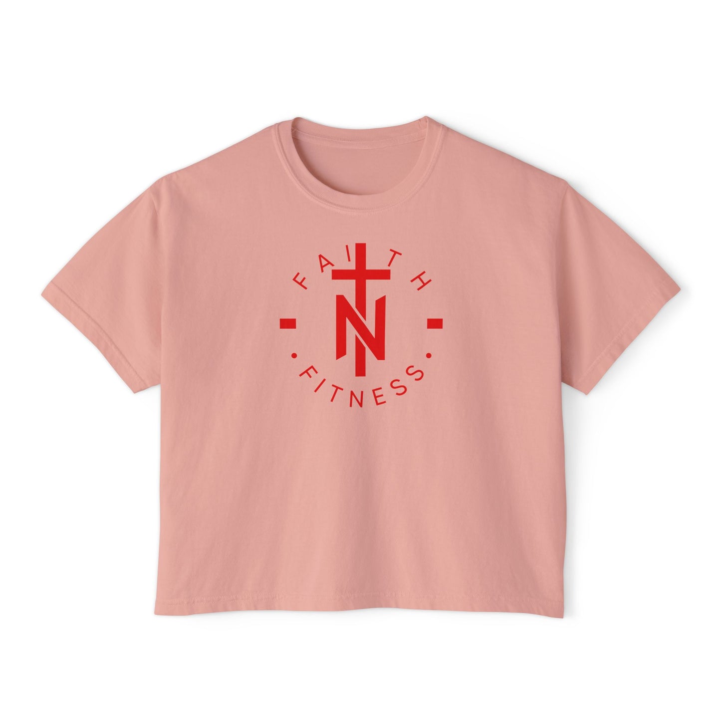 Women’s Oversized Boxy Tee - Faith N Fit