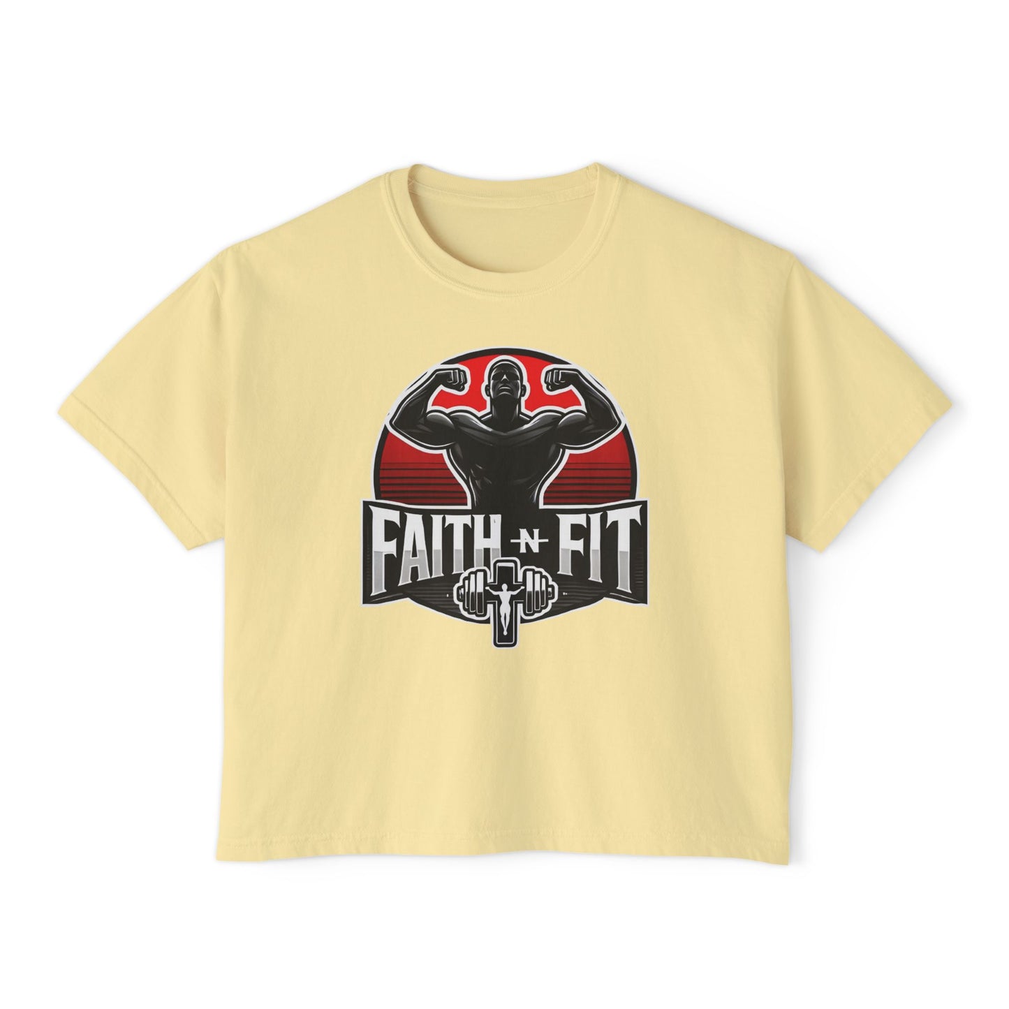 Women’s Oversized Boxy Tee - 3rd-Faith N Fit