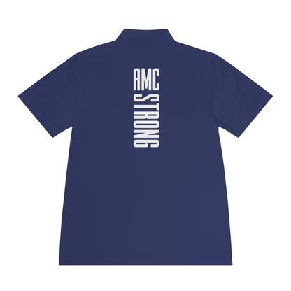 Performance Polo Shirt - Moisture Wicking - AMC Strong - American Muscle Corps  
