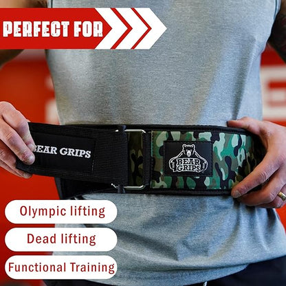 3 Layer Weight Lifting Belt - Auto Locking Gym Belt for Men and Women