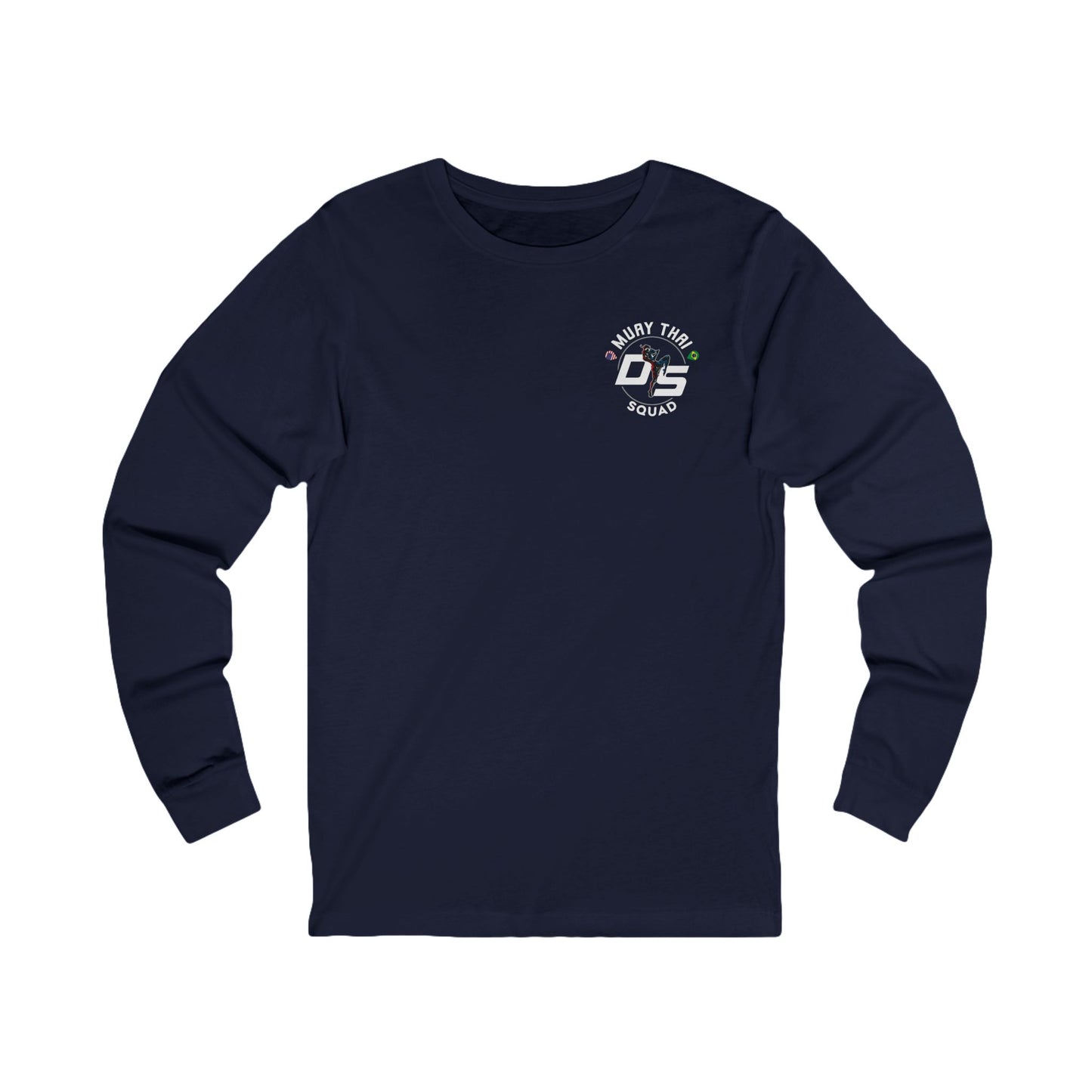 Long Sleeve Cotton Shirt -DS Muay Thai Squad