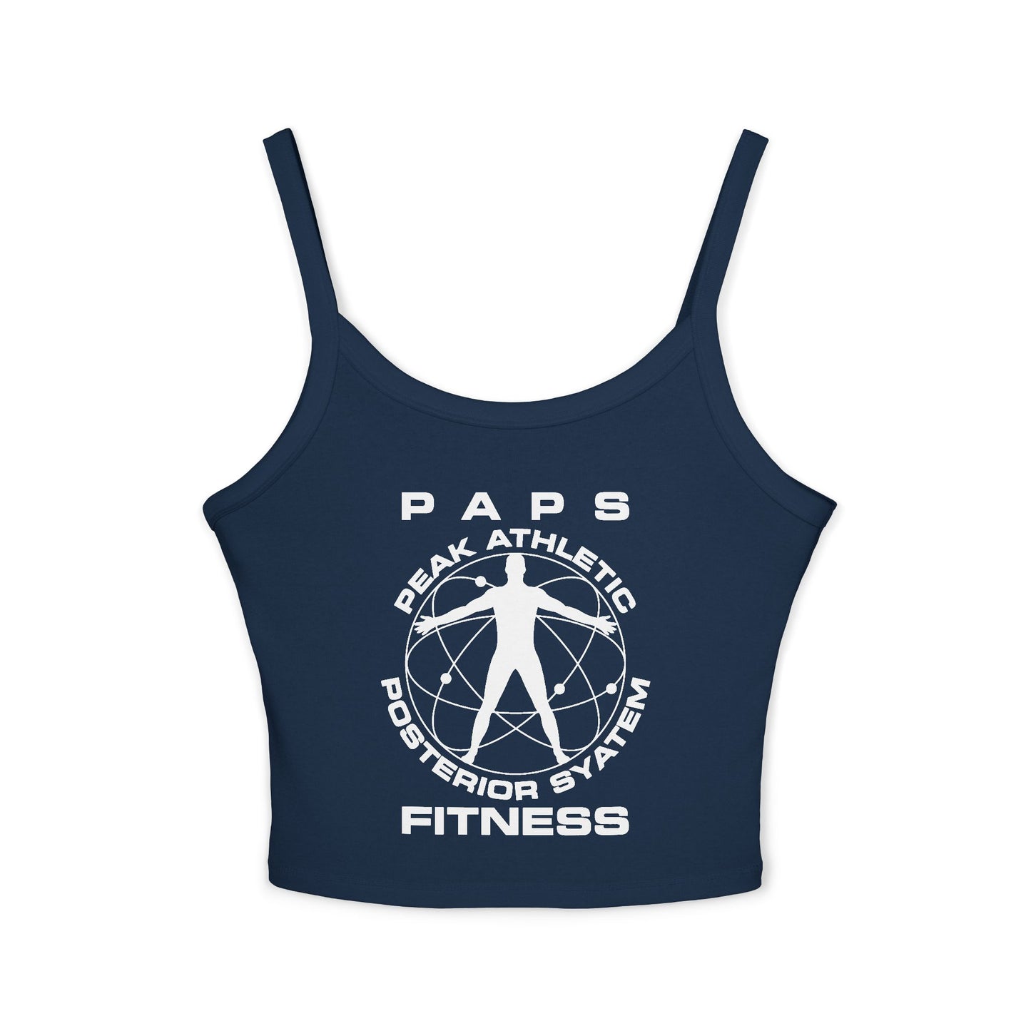 Women’s 52/48 Cotton/Poly Spaghetti Strap Tank - PAPS Fitness