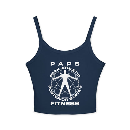Women’s 52/48 Cotton/Poly Spaghetti Strap Tank - PAPS Fitness