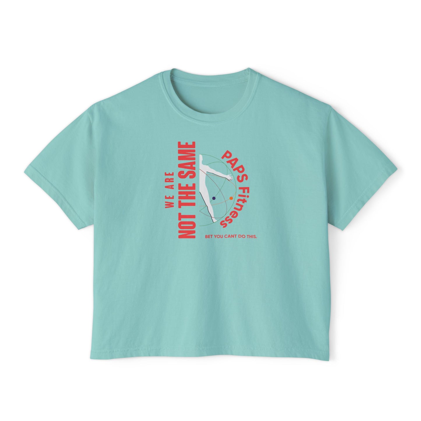 Women’s Oversized Boxy Tee - We Are Not The Same -  PAPS FITNESS