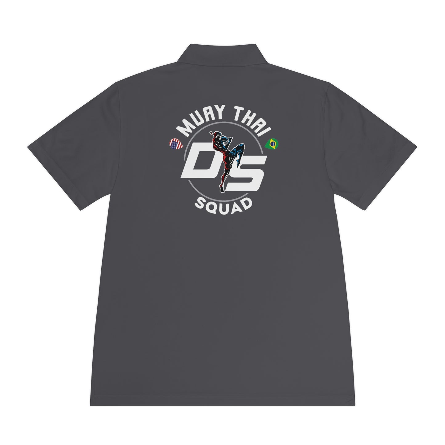 Performance Polo Shirt - Moisture Wicking - DS Muay Thai Squad 