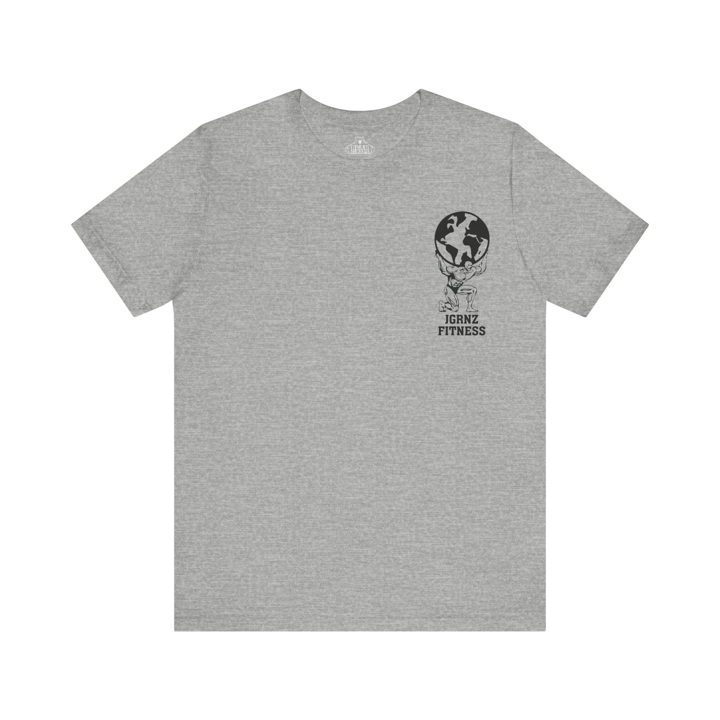 Airlume Cotton Athletic Tee - FB -  JGRNZ FITNESS