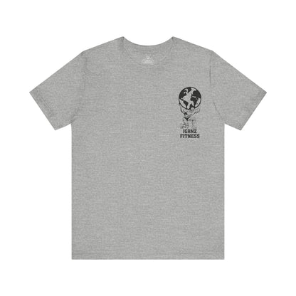 Airlume Cotton Athletic Tee - FB -  JGRNZ FITNESS