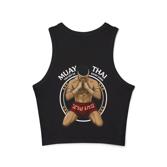 Ladies Ribbed Tank - 8 limbs - DS Muay Thai Squad
