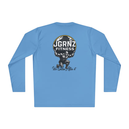 Unisex Performance Long Sleeve  - Steel Atlas - JGRNZ Fitness