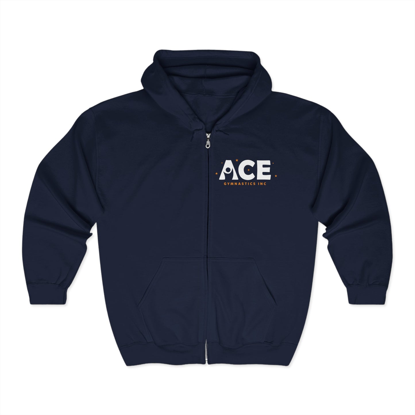 Classic Zip-Up Hoodie - Ace Gymnastics