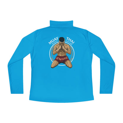 Ladies’ Quarter-Zip Pullover - 8 limbs - DS Muay Thai Squad